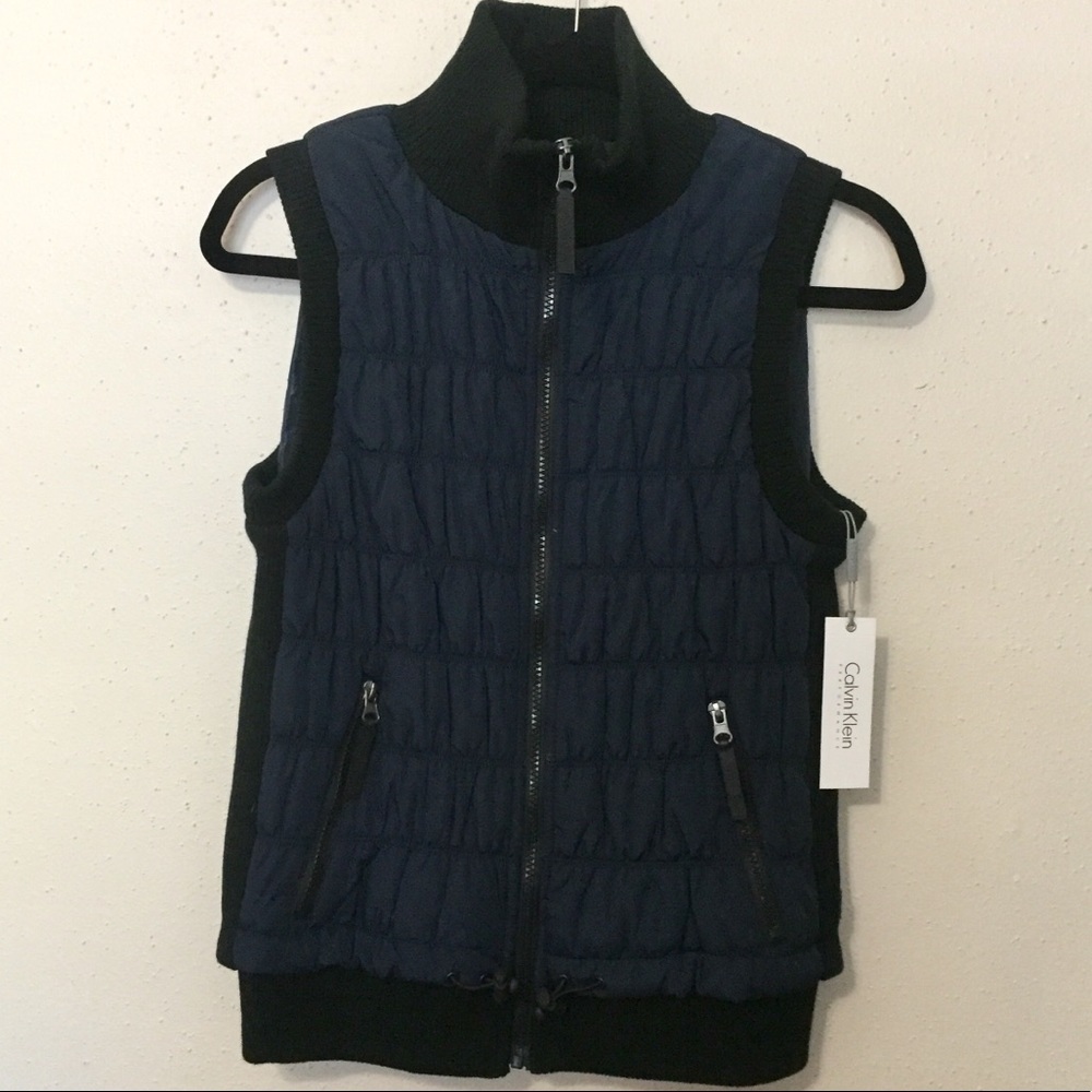 Calvin Klein Performance Vest Navy Small